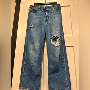 Levi's Classic Blue Straight Leg Jeans